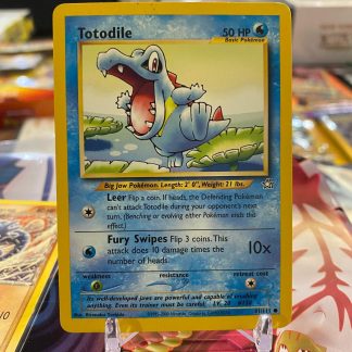 2000 Pokemon Totodile Neo Genesis 81 of 111 Near Mint