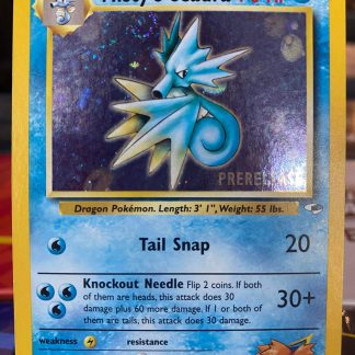 2000 Pokemon Misty's Seadra Gym Heroes Prerelease 9 of 132 Holo Lightly Played