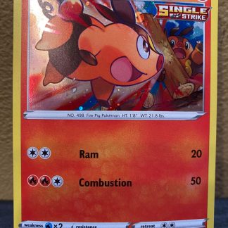 2021 Pokemon Tepig Battle Styles Cosmos 023 of 163 Holo Lightly Played