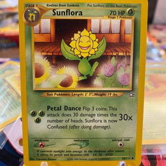 2000 Pokemon Sunflora Neo Genesis Unlimited 50 of 111 Near Mint