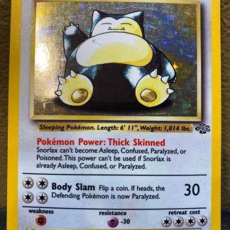 1999 Pokemon Snorlax Jungle Holo 11 of 64 Moderately Played