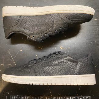 2016 Nike Air Jordan I Retro Low Swooshless Black Men