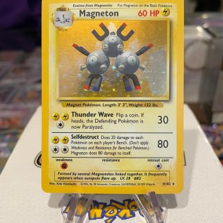 1999 Pokemon Magneton Base Set Holo 9 of 102 Lightly Played