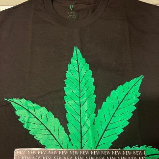 2017 Vlone Marijuana 420 Tee Black Green