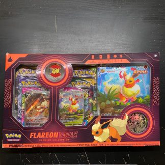 2021 Pokemon TCG Flareon V VMAX Premium Collection Box US Version