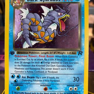 2000 Pokemon Rocket Dark Gyarados Holo 1st Edition 8 Of 82 Lightly Played
