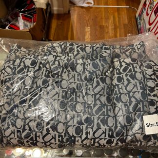 2017 Sup Fuck Jacquard Puffy Jacket Navy