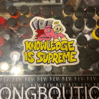 2022 Sup Knowledge Is Sup Sticker