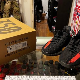 2016 Adidas Yeezy Boost 350 V2 Black Red Men