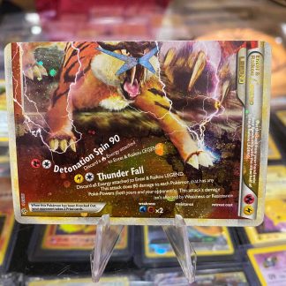 2010 Pokemon Entei & Raikou Legend Bottom Unleashed 91 of 95 Moderately Played