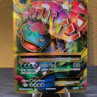 2016 Pokemon M Venusaur EX Evolutions Full Art 100 of 108 Holo Lightly Played