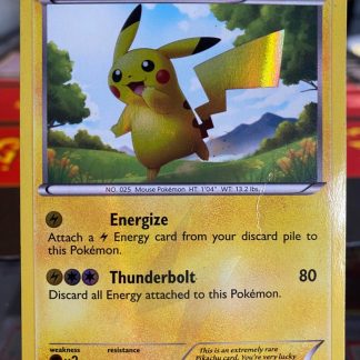 2011 Pokemon Pikachu Black & White 115 of 114 Holo Moderately Played