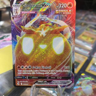 2021 Pokemon Cinderace Vmax Fusion Strike Full Art 045 of 264 Holo Mint