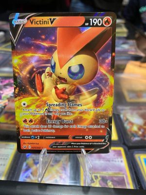 2020 Pokemon Victini V Sword & Shield Full Art 025 of 202 Holo Mint