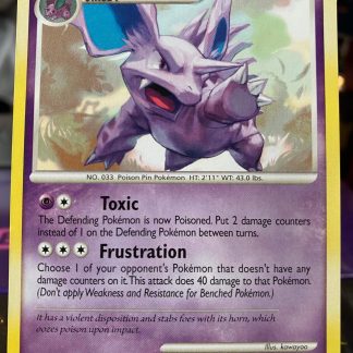 2009 Pokemon Nidorino Rising Rivals 74 of 111 Lightly Played