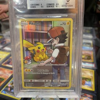 2019 Pokemon FA/Pikachu Sun & Moon Cosmic Eclipse #241 Beckett 9 Mint