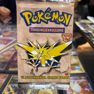 1999 Pokemon Fossil 1st Edition Booster Pack Aerodactyl Art Sealed