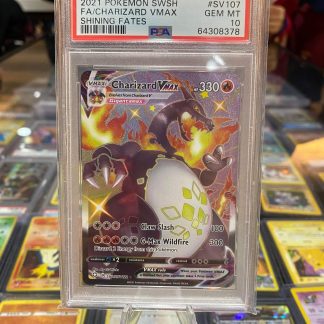 2021 Pokemon Charizard VMax Sword & Shield Shining Fates SV107 PSA 10 Gem Mint