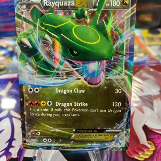 2015 Pokemon Rayquaza EX XY Roaring Skies Full Art 60 of 108 Holo Mint