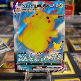 2021 Pokemon Surfing Pikachu 25th Anniversary Celebrations Full Art 009 of 025 Mint
