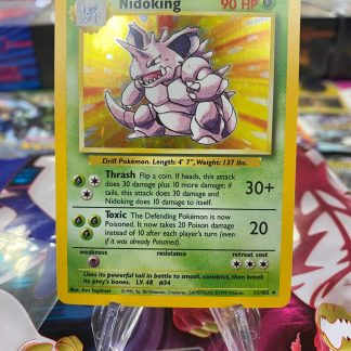 2000 Pokemon Nidoking Base Set 2 11 of 130 Holo Near Mint