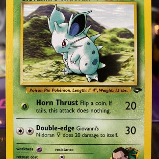 2000 Pokemon Giovanni's Nidoran Gym Challenge 75 of 132 Mint