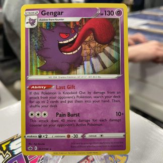 2021 Pokemon Gengar Chilling Reign 057 of 198 Holo Lightly Played