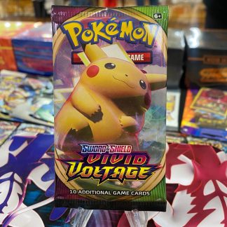 2021 Pokemon Sword & Shield Vivid Voltage 10 Pack Booster Pack Sealed