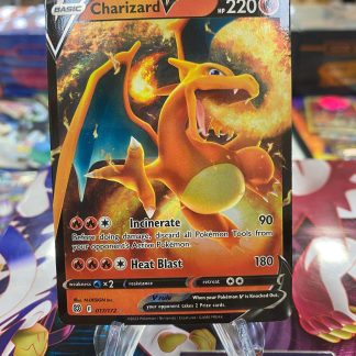 2022 Pokemon Charizard V Brilliant Stars Full Art 017 of 172 Holo Mint