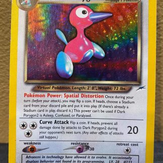 2000 Pokemon Dark Porygon 2 Neo Destiny 8 of 105 Holo Lightly Played