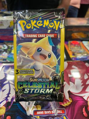 2020 Pokemon Sun & Moon Celestial Storm Blister 3 Card Pack
