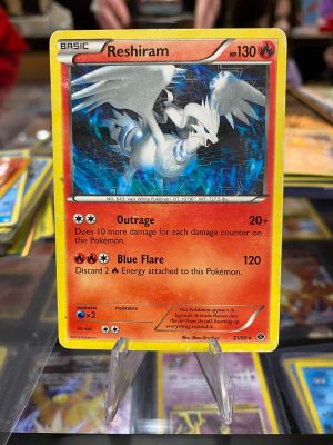 2012 Pokemon Reshiram Next Destinies 21 of 99 Heavily Played