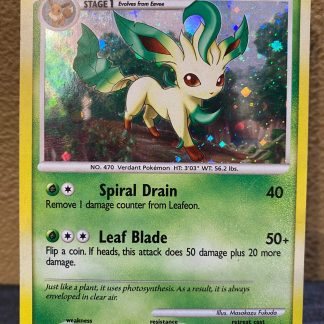 2008 Pokemon Leafeon Majestic Dawn 24 of 100 Holo Lightly Played