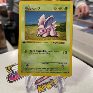 1999 Pokemon Nidoran Base Set Shadowless 55 of 102 Moderately Played