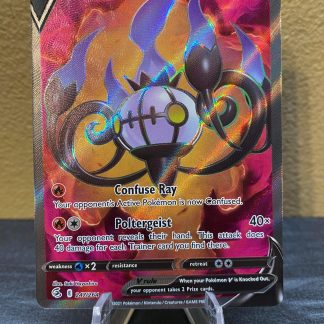 2021 Pokemon Chandelure V Fusion Strike Full Art 247 of 264 Holo Mint