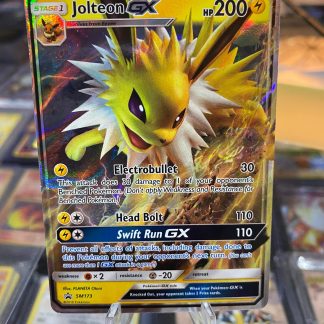 2019 Pokemon Jolteon GX Black Star Promo Full Art SM173 Holo Mint