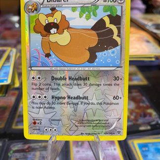 2014 Pokemon Bibarel X and Y 107 of 146 Reverse Holo Lightly Played