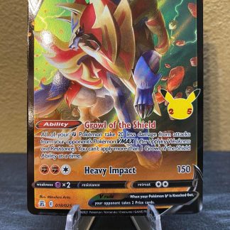 2021 Pokemon Zamazenta V 25th Anniversary Celebrtions Full Art 018 of 025 Holo Mint
