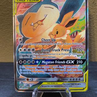 2019 Pokemon Eevee & Snorlax GX Tag Team Up Full Art SM169 Holo Moderately Played