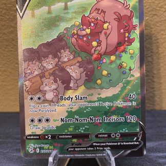 2021 Pokemon Greedent V Fusion Strike Alternate Full Art 257 of 264 Holo Mint