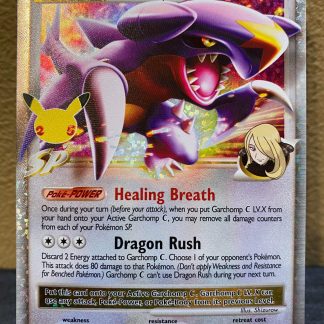 2009 Pokemon Garchomp C LV. X 25th Celebrations Anniversary 145 of 147 Holo Near Mint