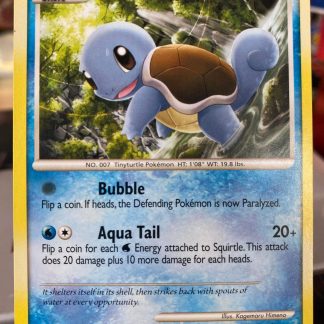 2007 Pokemon Squirtle Secret Wonders 112 of 132 Non Holo Lightly Played