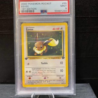 2000 Pokemon Eevee 1st Edition Rocket #55 PSA 9 Mint