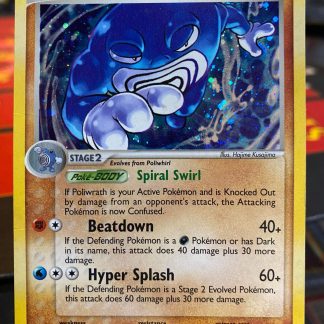 2005 Pokemon Poliwrath EX Unseen Forces 11 of 115 Holo Moderately Played
