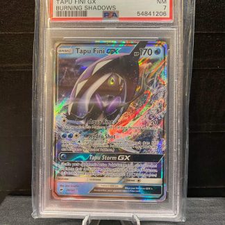 2017 Pokemon Tapu Fini GX Sun & Moon Burning Shadows #39 PSA 7 Near Mint