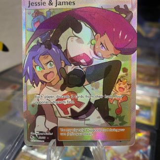 2019 Pokemon Jessie & James Sun & Moon Hidden Fates Trainer Full Art 68 of 68 Holo Mint