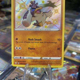 2021 Pokemon Galarian Farfetch'd Shining Fates SV063 of SV122 Shiny Holo Mint
