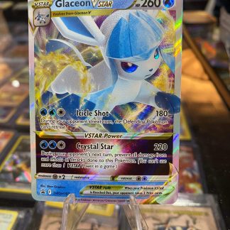 2022 Pokemon Glaceon Vstar Sword & Shield Black Star Promo Special Collection Full Art SWSH197 Holo Mint