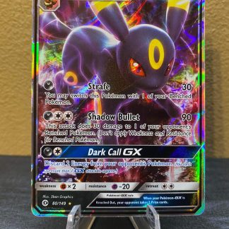 2017 Pokemon Umbreon GX Sun & Moon Full Art 80 of 149 Holo Near Mint