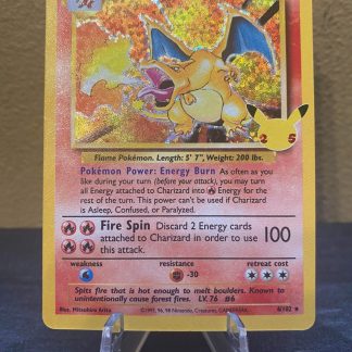 2021 Pokemon Charizard Celebration 25th Anniversary 4 Of 102 Holo Foil Mint